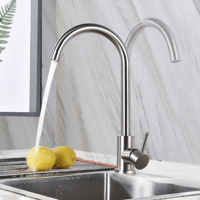 OEM 304 Evye Bataryaları Tek Kolu Sıcak Soğuk Su Musluğu Kurşunsuz