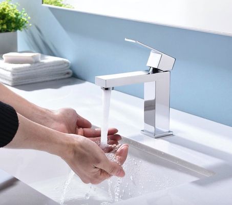 Kurşunsuz Paslanmaz Sıcak Soğuk Lavabo Bataryası Çevre Dostu