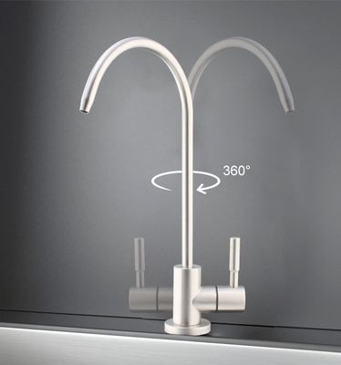 Döndür 360 Tek Soğuk Lavabo Musluğu Güvenli Kurşunsuz Uzun Hizmet Ömrü