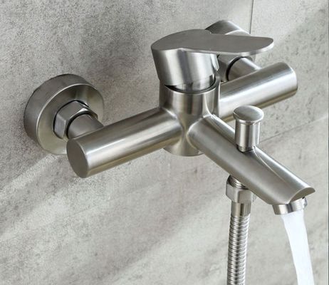 5.5 inçlik kanat erişimi ile seramik disk paslanmaz çelik banyo musluğu
