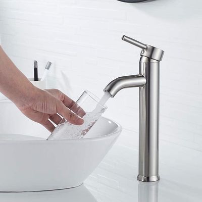 Kurşunsuz Tek Kollu Lavabo Bataryası Galvanik Sıcak ve Soğuk Lavabo Bataryası