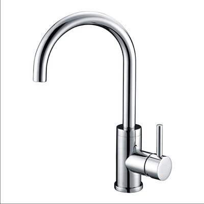 Çağdaş Tek Musluklu Lavabo Muslukları Güverte Üstü Tek Delikli Soğuk Su Musluğu