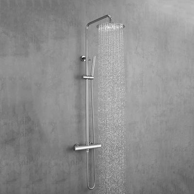 Banyo için OEM 3 Fonksiyonlu Fırçalanmış Paslanmaz Duş Bataryası